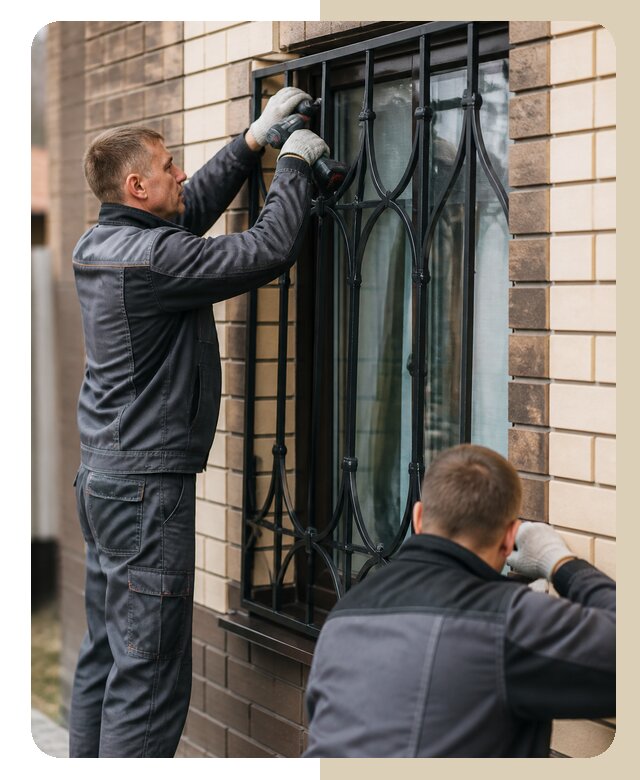 Установка решеток в дом в Орле по цене от 3543 р. | ДвериЛегко-Орл
